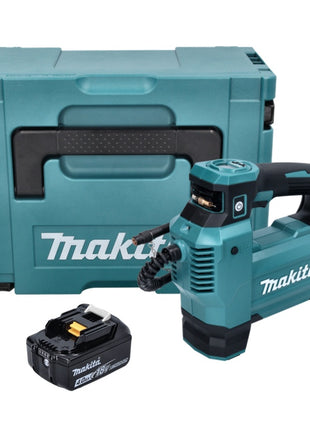 Makita DMP 181 M1J Cordless compressor 18 V 11.1 bar + 1x battery 4.0 Ah + Makpac - without charger