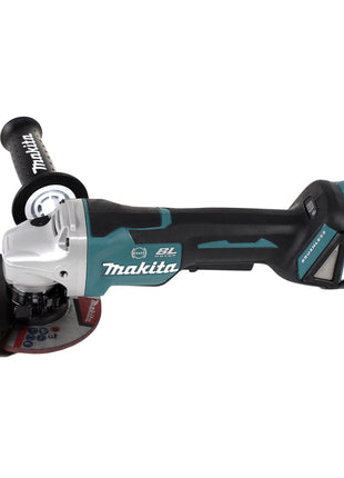Makita DGA 517 RF1 cordless angle grinder 18 V 125 mm brushless + 1x rechargeable battery 3.0 Ah + charger