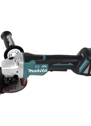 Makita DGA 517 RM cordless angle grinder 18 V 125 mm brushless + 2x battery 4.0 Ah + charger