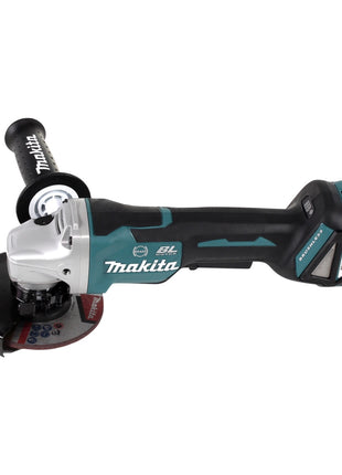 Makita DGA 517 G1 cordless angle grinder 18 V 125 mm brushless + 1x rechargeable battery 6.0 Ah - without charger