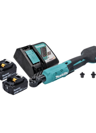Makita DWR 180 RM cordless ratchet screwdriver 18 V 47.5 Nm 1/4" 3/8" + 2x rechargeable battery 4.0 Ah + charger