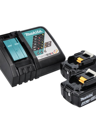 Makita DWR 180 RM cordless ratchet screwdriver 18 V 47.5 Nm 1/4" 3/8" + 2x rechargeable battery 4.0 Ah + charger
