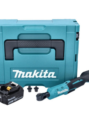 Makita DWR 180 M1J cordless ratchet screwdriver 18 V 47.5 Nm 1/4" 3/8" + 1x rechargeable battery 4.0 Ah + Makpac - without charger