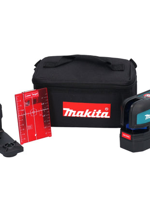 Makita SK 105 DZ Cordless Cross Line Laser, 25m, Red, Solo 12V max. - without battery, without charger