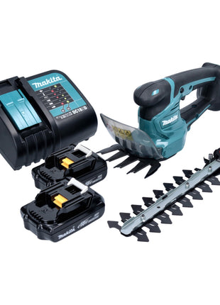 Makita DUM 111 RAX Cisaille à herbe sans fil 18 V + 2x batterie 2,0 Ah + chargeur