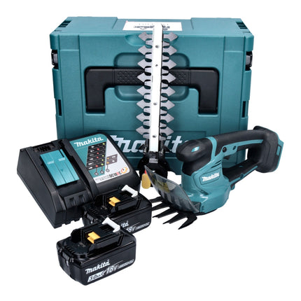 Makita DUM 111 RFXJ Akku Grasschere Strauchschere 18 V + 2x Akku 3,0 Ah + Ladegerät + Makpac