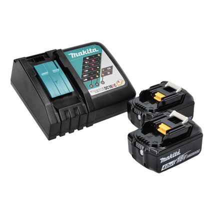 Makita DUM 111 RMXJ Cisaille à gazon sans fil 18 V + 2x batterie 4,0 Ah + chargeur + Makpac