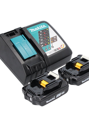 Makita DEADML 815 RA LED cordless hand lamp 14.4 - 18 V 160 lm + 2x rechargeable battery 2.0 Ah + charger