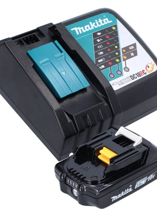 Makita DMR 203 RA1 Altavoz Bluetooth 12 V 18 V IP64 + 1x batería recargable 2,0 Ah + cargador
