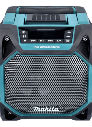 Makita DMR 203 RA1 Altavoz Bluetooth 12 V 18 V IP64 + 1x batería recargable 2,0 Ah + cargador