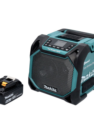 Makita DMR 203 G1 Głośnik Bluetooth 12 V 18 V IP64 + 1x akumulator 6,0 Ah - bez ładowarki