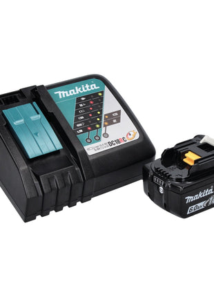 Makita DMR 203 RG1 Altoparlante Bluetooth 12 V 18 V IP64 + 1x batteria ricaricabile 6,0 Ah + caricabatterie