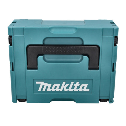 Kit alimentatore Makita 18 V con 2x batteria BL 1820 B 2,0 Ah ( 2x 197254-9 ) + caricatore rapido doppio DC 18 RD ( 196933-6 ) + Makpac