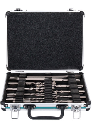 Makita DHR 182 Z Cordless Rotary Hammer 1,7J 18V - SDS plus - Brushless + Drill and chisel Set 13 pcs. - without battery, without charger