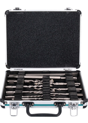 Makita DHR 241 Z cordless hammer drill 18 V 2.0 J SDS plus + 13-piece drill and chisel set - without battery, without charger