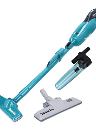Aspiratore a batteria Makita DCL 281 FZ 18 V senza spazzole + separatore a ciclone + bocchetta per tappeti - senza batteria, senza caricabatteria
