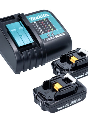 Makita DTD 152 SA2X5 Clé à choc sans fil 18 V 165 Nm + 2x batterie 2,0 Ah + chargeur + 101 pcs. kit d'accessoires + coffret
