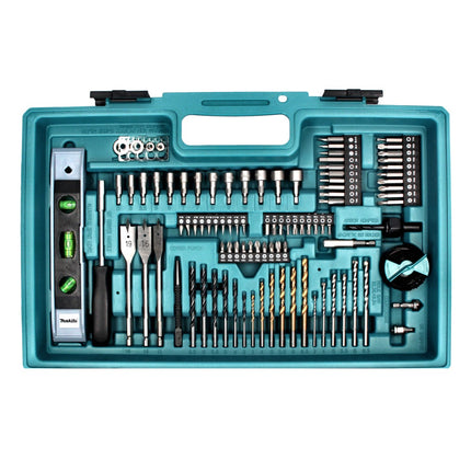 Makita DHP 480 SAX5 perceuse à percussion sans fil 18 V 54 Nm + 1x batterie 2,0 Ah + chargeur + jeu d'accessoires 101 pièces + mallette