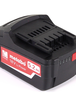 Set di batterie Metabo basic 18V con 2x batterie 5.2Ah + caricatore ASC 145 ( 685051380 )