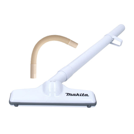 Makita DCL 181 FZW Akku Staubsauger 18 V Weiß + Absaugschlauch - ohne Akku, ohne Ladegerät