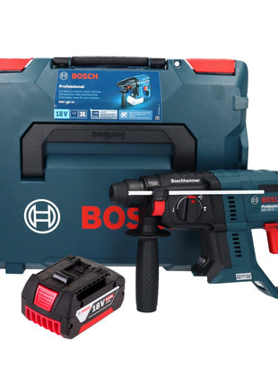 Bosch GBH 18V-21 Professional Akku Bohrhammer 18 V 2,0 J Brushless + 1x Akku 5,0 Ah + L-BOXX - ohne Ladegerät
