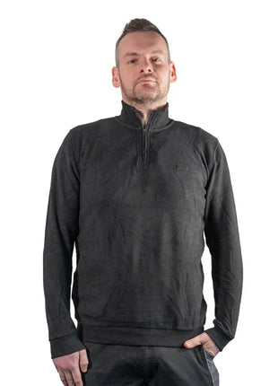 Toolbrothers Quart de pull-over zippé Casual Fit - AUTUMN COLLECTION Farbe Concrete Grey Gre S