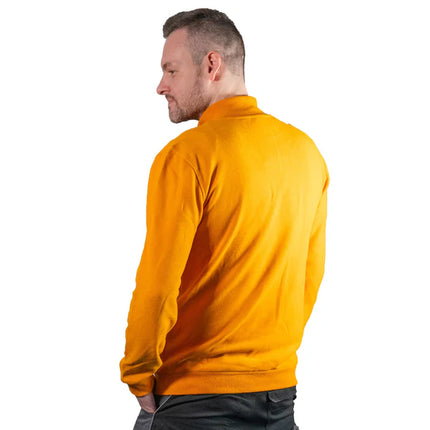 Toolbrothers Quarter-Zip Sweatshirt Casual Fit - AUTUMN COLLECTION Farbe Saffron Orange Größe M
