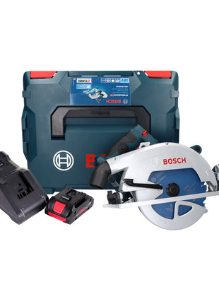Akumulatorowa pilarka tarczowa Bosch GKS 18V-68 GC Professional 18 V 190 mm Biturbo Brushless + 1x akumulator ProCORE 4,0 Ah + ładowarka + L-BOXX