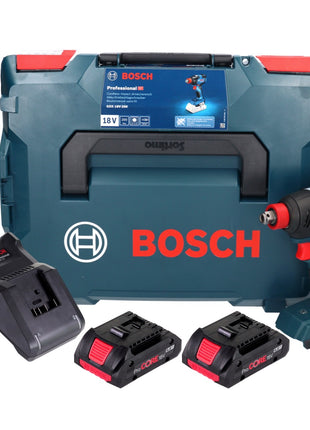 Bosch GDX 18V-200 Professional Clé à chocs rotative sans fil 18 V 200 Nm sans balais + 2x batterie ProCORE 4,0 Ah + chargeur + L-BOXX