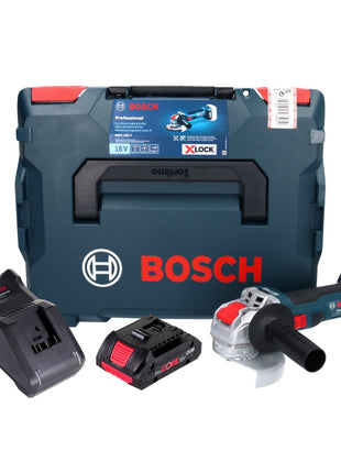 Bosch GWX 18V-7 Professional Akku Winkelschleifer 18 V 125 mm Brushless X-LOCK + 1x ProCORE Akku 4,0 Ah + Ladegerät + L-Boxx - Toolbrothers