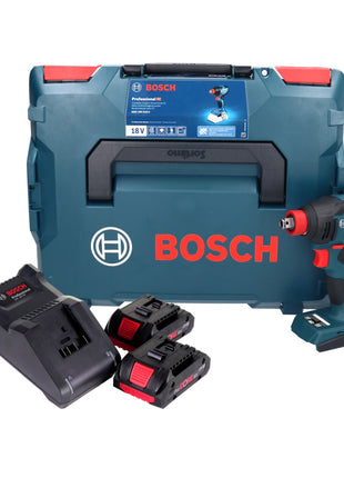 Bosch GDX 18V-210 C Professional Clé à chocs rotative sans fil 18 V 210 Nm sans balais (06019J0203) + 2x batterie ProCORE 4,0 Ah + chargeur + module de connectivité + L-Boxx