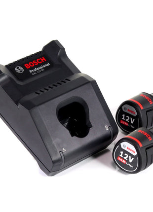Lampe à batterie Bosch GLI 12V-80 Professional 12 V 80 lumens + 2x batteries 3,0 Ah + chargeur