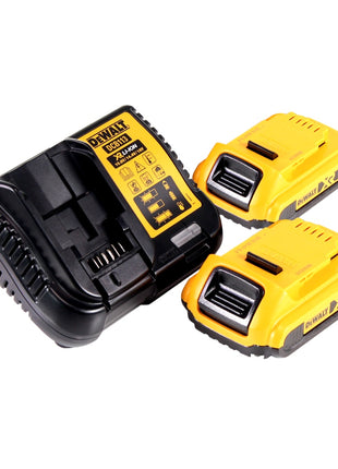 Akumulatorowy reflektor roboczy LED DeWalt DCL 077 D2 12 V 18 V 2000 lm IP54 + 2x akumulator 2,0 Ah + ładowarka