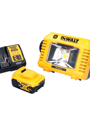 DeWalt DCL 077 P1 Lampada da lavoro a LED ricaricabile 12 V 18 V 2000 lm IP54 + 1x batteria ricaricabile 5,0 Ah + caricatore