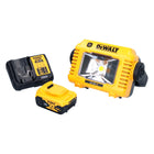 DeWalt DCL 077 P1 Lampada da lavoro a LED ricaricabile 12 V 18 V 2000 lm IP54 + 1x batteria ricaricabile 5,0 Ah + caricatore