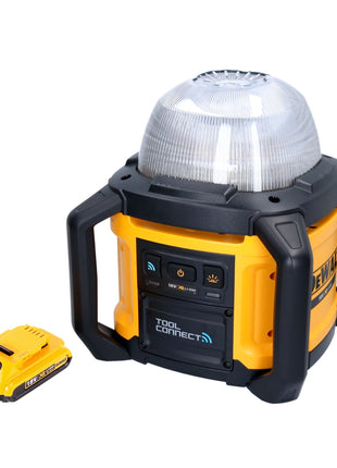 DeWalt DCL 074 Rechargeable construction site floodlight 18 V 5000 lm 4000 Kelvin + 1x rechargeable battery 2.0 Ah - without charger