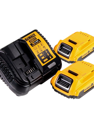 DeWalt DCL 074 D2 Faro da cantiere ricaricabile 18 V 5000 lm 4000 Kelvin + 2x batteria ricaricabile 2,0 Ah + caricatore