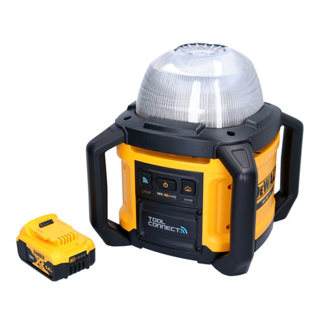 DeWalt DCL 074 Rechargeable construction site floodlight 18 V 5000 lm 4000 Kelvin + 1x rechargeable battery 5.0 Ah - without charger