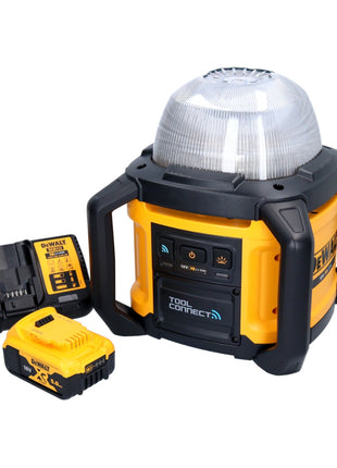 DeWalt DCL 074 P1 Faretto da cantiere a batteria Faretto 18 V 5000 lm 4000 Kelvin + 1x batteria ricaricabile 5,0 Ah + caricatore