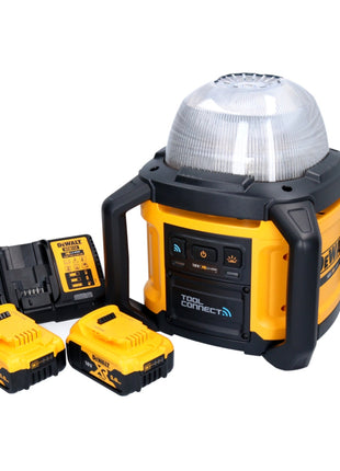 DeWalt DCL 074 P2 Rechargeable construction site floodlight 18 V 5000 lm 4000 Kelvin + 2x rechargeable battery 5.0 Ah + charger
