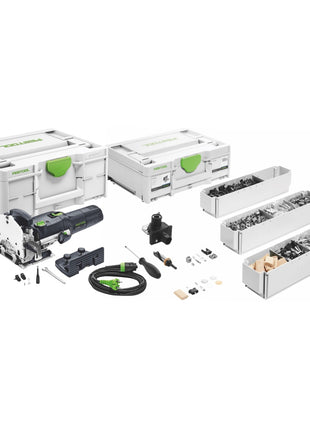Festool DF 500 Q-Plus Dübelfräse 420 W 4 - 10 mm + Systainer ( 576413 ) + KV-SYS D8 DOMINO Verbinder Sortiment ( 576797 ) - Toolbrothers