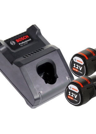 Bosch GOP 12V-28 Professional Cordless Multi-Cutter Starlock Brushless + 2x Batteries 2.0 Ah + Charger