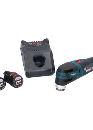 Bosch GOP 12V-28 Professional Cordless Multi-Cutter Starlock Brushless + 2x Batteries 3.0 Ah + Charger