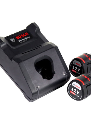 Bosch GOP 12V-28 Professional Cordless Multi-Cutter Starlock Brushless + 2x Batteries 3.0 Ah + Charger