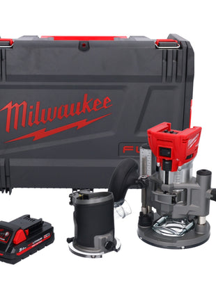 Milwaukee M18 FTR-301X Akku Fräse 18 V Brushless + 1x Akku 3,0 Ah + Fräsmodule + HD Box - ohne Ladegerät