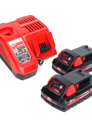 Milwaukee M18 HOAL-302FC Cordless LED Construction Lamp 4000lm 18V + 2x Batteries 3.0Ah + Charger