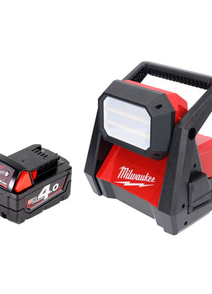 Milwaukee M18 HOAL-401 Cordless LED Construction Lamp 4000lm 18V + 1x Battery 4,0Ah - without charger