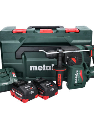 Metabo KH 18 LTX BL 24 cordless hammer drill 18 V 2.2 J SDS Plus Brushless ( 601713660 ) + 2x rechargeable battery 5.5 Ah + charger + metaBOX