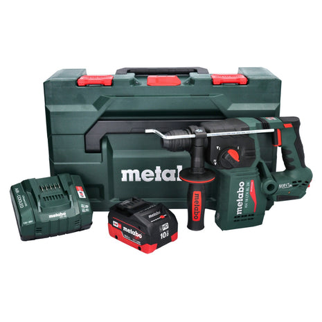 Metabo KH 18 LTX BL 24 cordless hammer drill 18 V 2.2 J SDS Plus Brushless + 1x rechargeable battery 10.0 Ah + charger + metaBOX