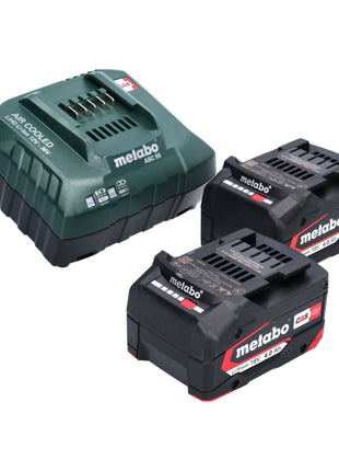 Metabo KH 18 LTX 24 Marteau perforateur burineur sans fil 18 V 2,1 J SDS plus + 2x Batterie 4,0 Ah + Ladegert + metaBOX ( 601712510 )